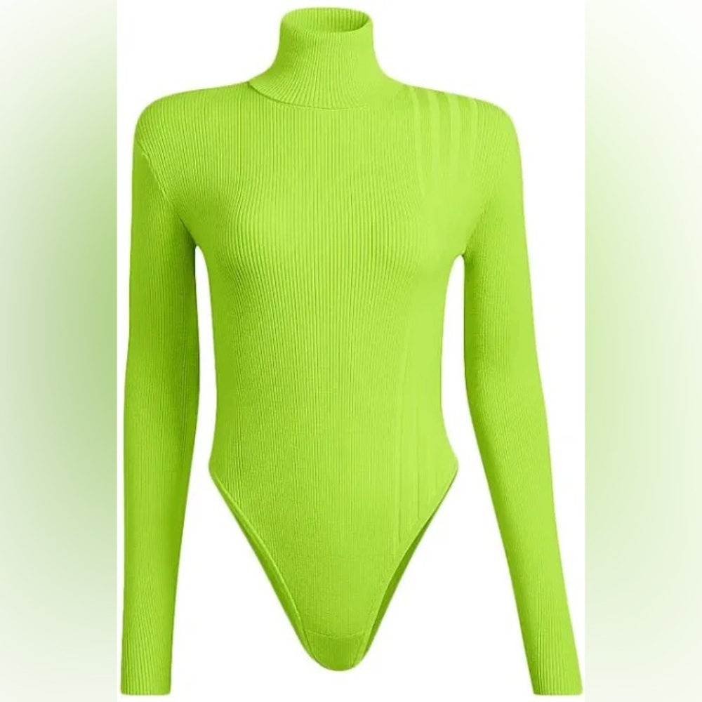 Adidas-Ivy Park Neon Turtleneck Bodysuit